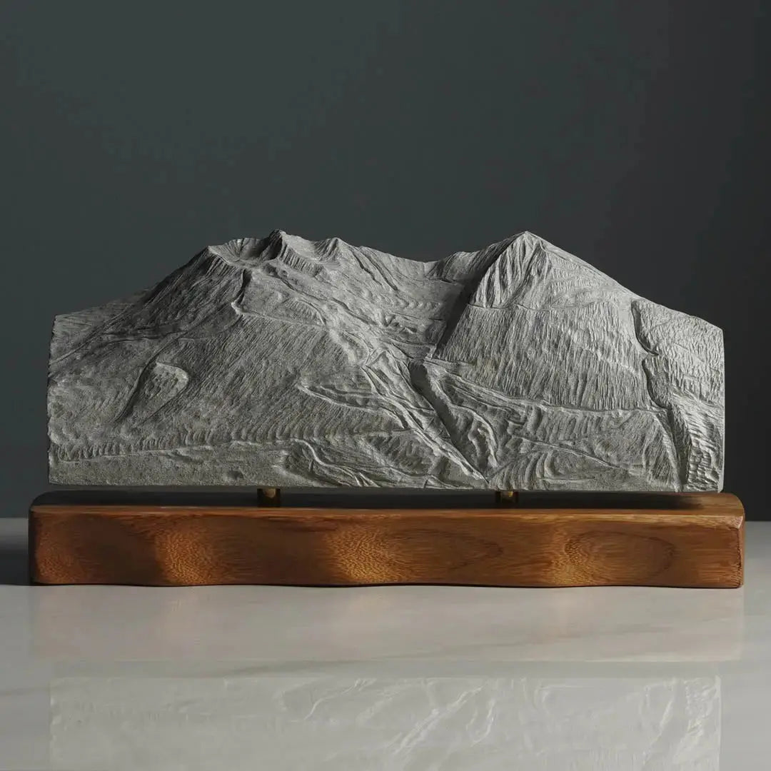 Mount Alyeska Sculpture (Resort Overview, Chugach Mountains, Alaska) Sculpted Peaks