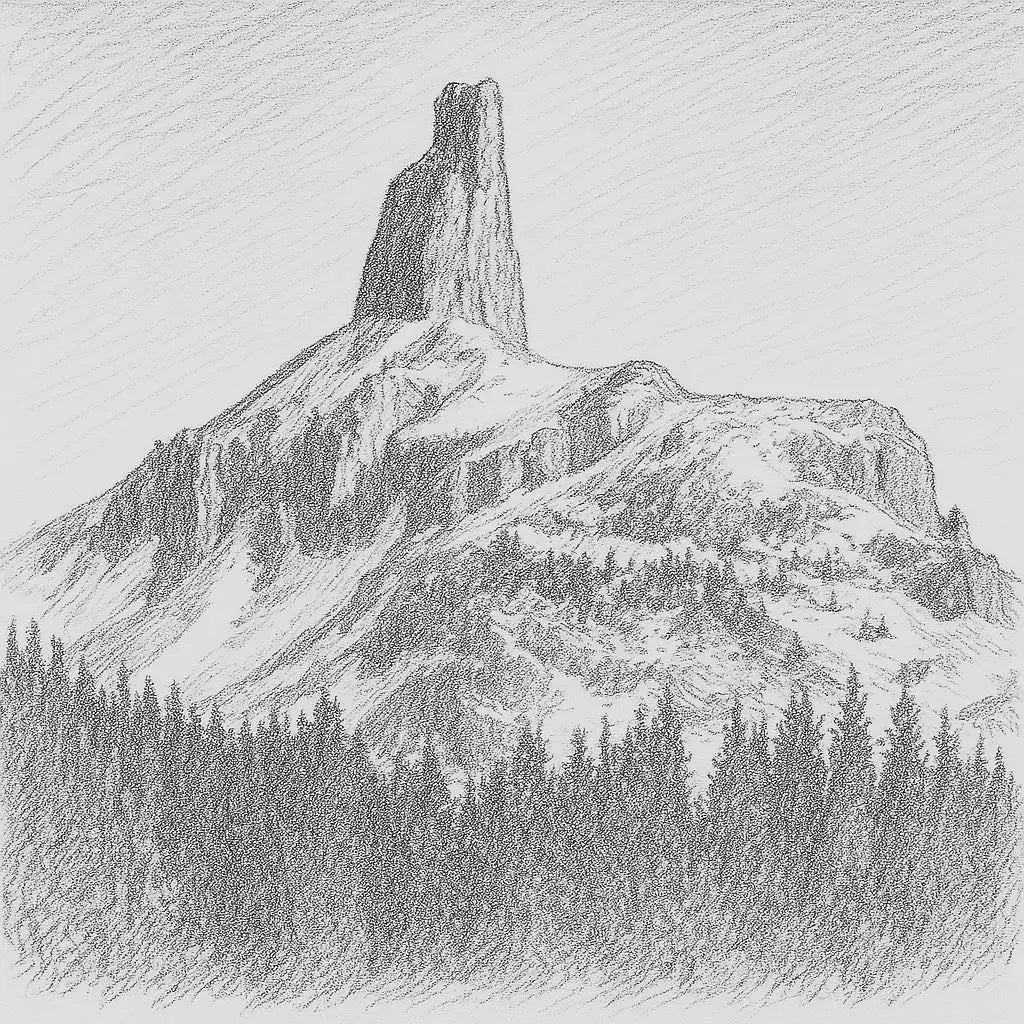Lizard Head, Telluride, Colorado- First Edition Sculpture Sculpted Peaks