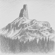 Lizard Head, Telluride, Colorado- First Edition Sculpture Sculpted Peaks