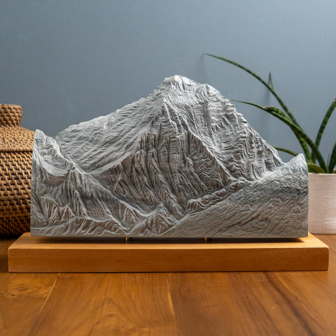 Mount Everest (View from Gokyo Valley, Nepal) Sculpture Sculpted Peaks