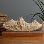 Teton Range (View from Grand Targhee, Idaho) Sculpture Sculpted Peaks