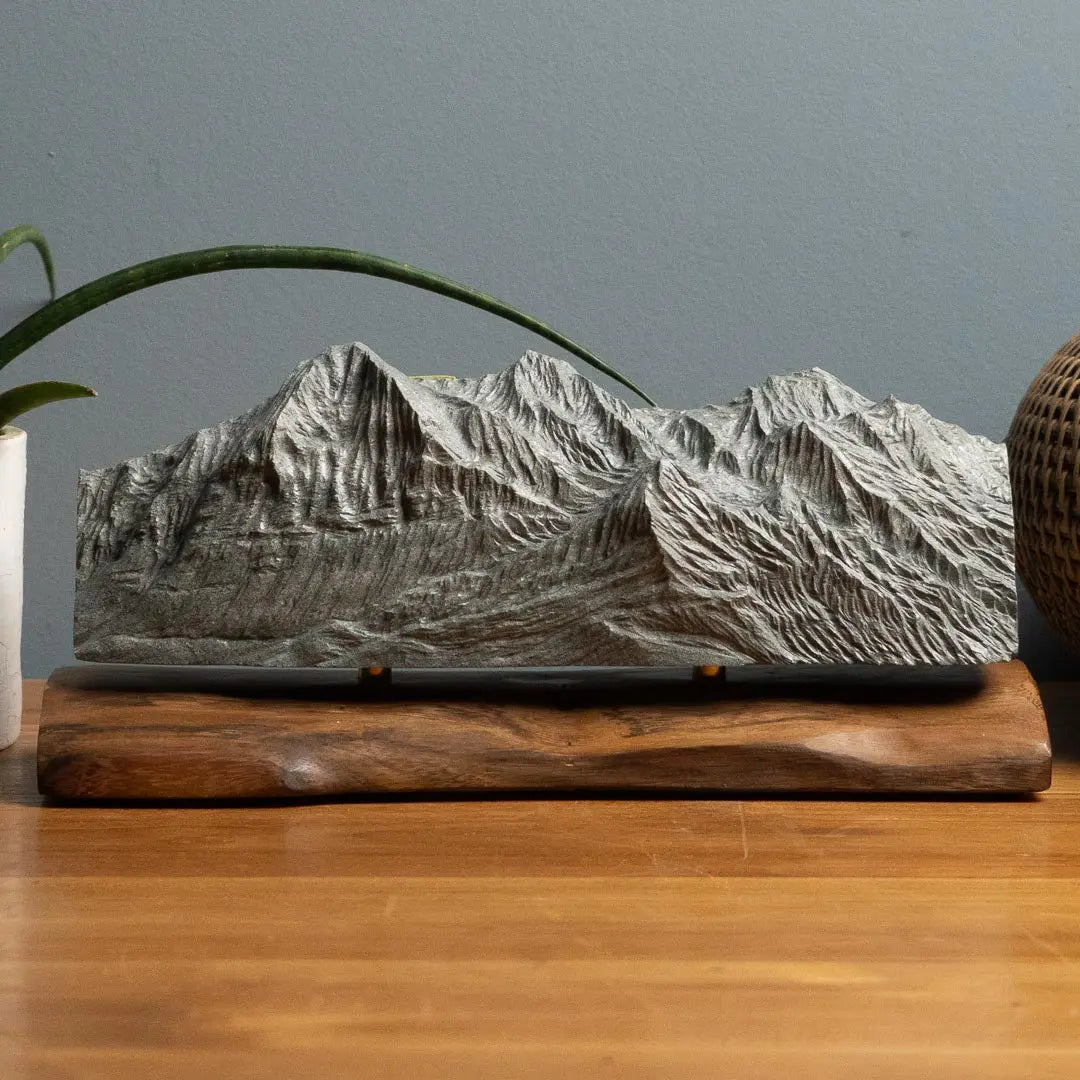 Eiger, Mönch & Jungfrau (Bernese Alps, Switzerland) Sculpted Peaks