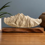 Mount Olympus (View from Salt Lake Valley, Utah) Sculpture Sculpted Peaks