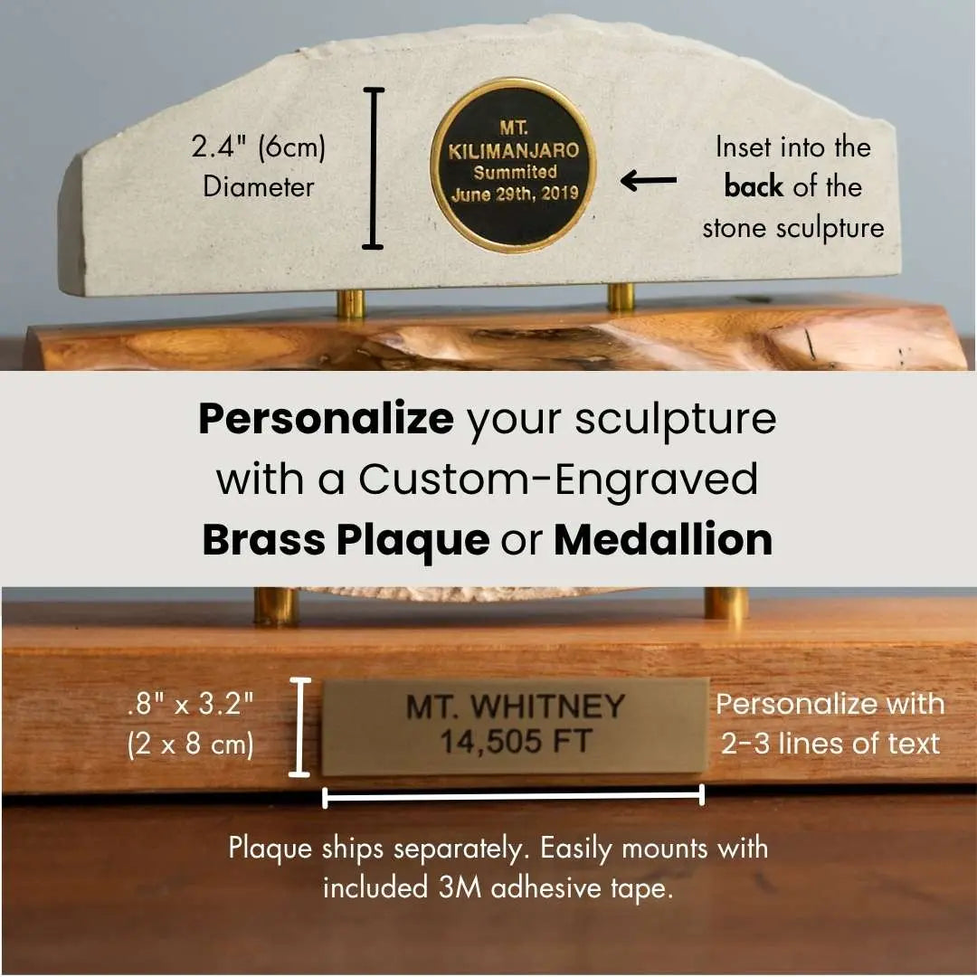 Mount Tamalpais (Sausalito View, California) – First Edition Sculpture Sculpted Peaks