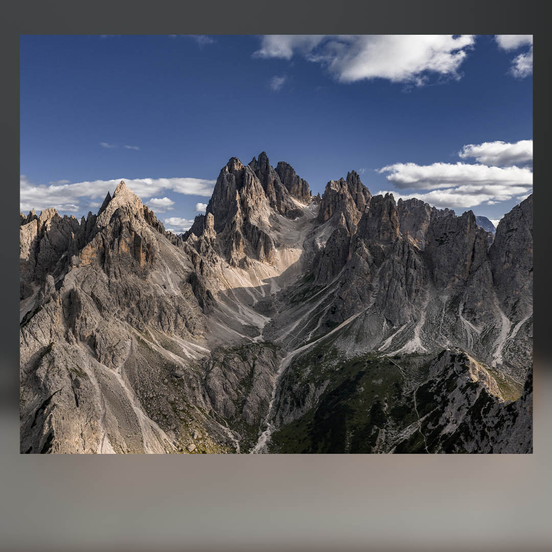 Cadini di Misurina Sculpture (Alternate Perspective from Upper Ridgeline) Sculpted Peaks